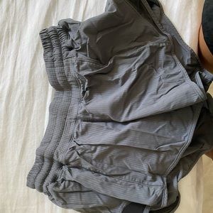 Grey lululemon shorts